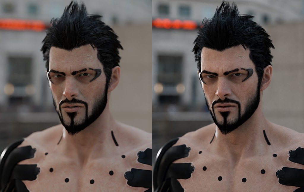 Adam Jensen - 3D vs KI