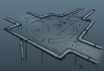 Time Travel Inc. Concept-Art city platform